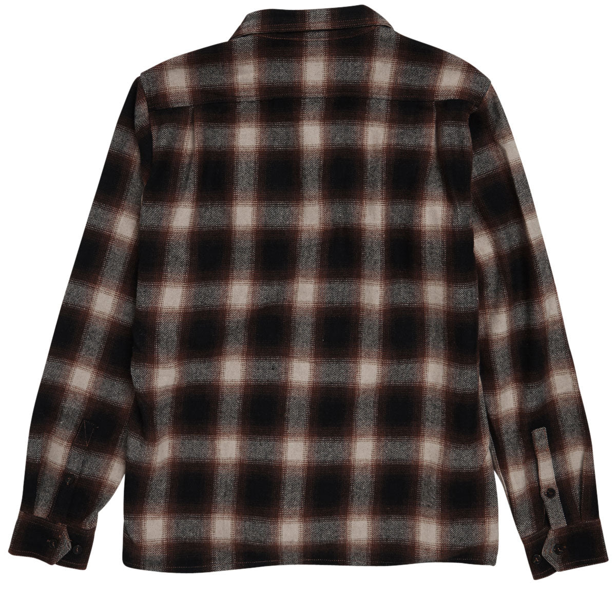 Rhythm Plaid Flannel Long Sleeve Shirt - Rust image 2