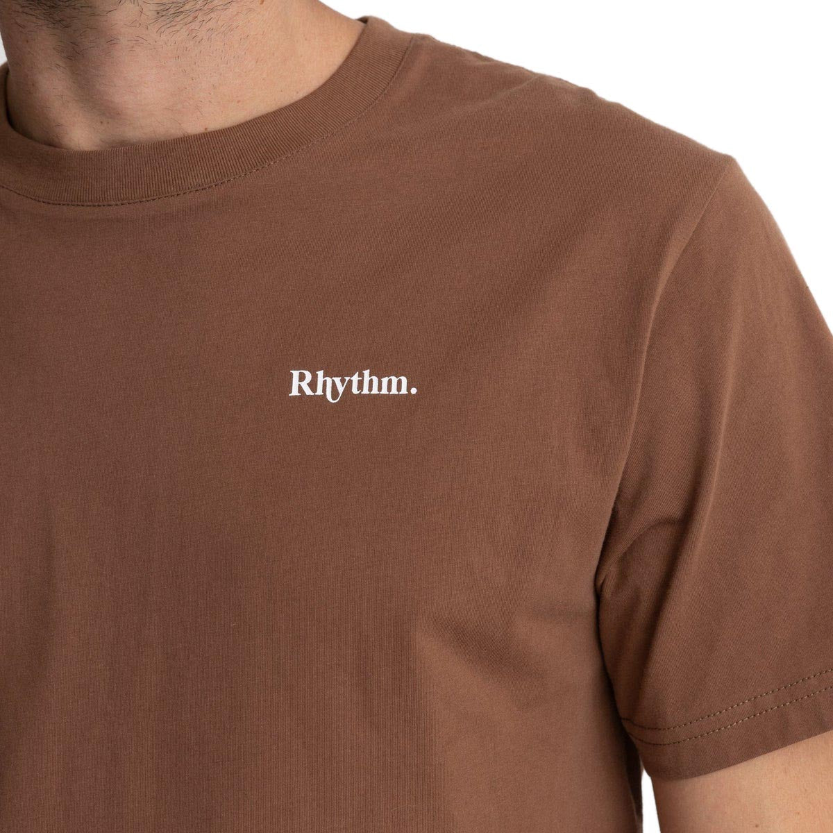 Rhythm Classic Brand T-Shirt - Chocolate image 3