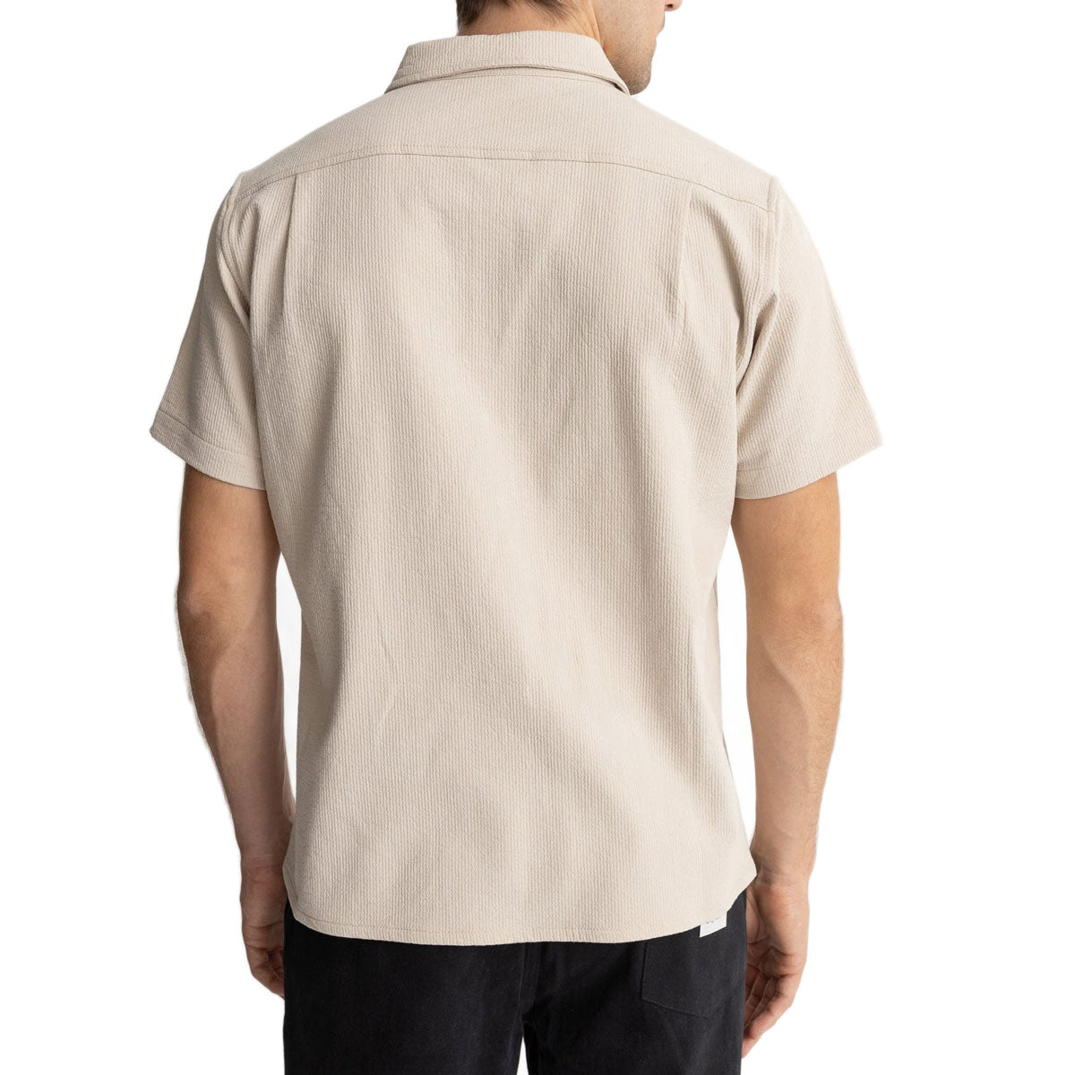 Rhythm Textured Quarter Zip Shirt - Sand image 2