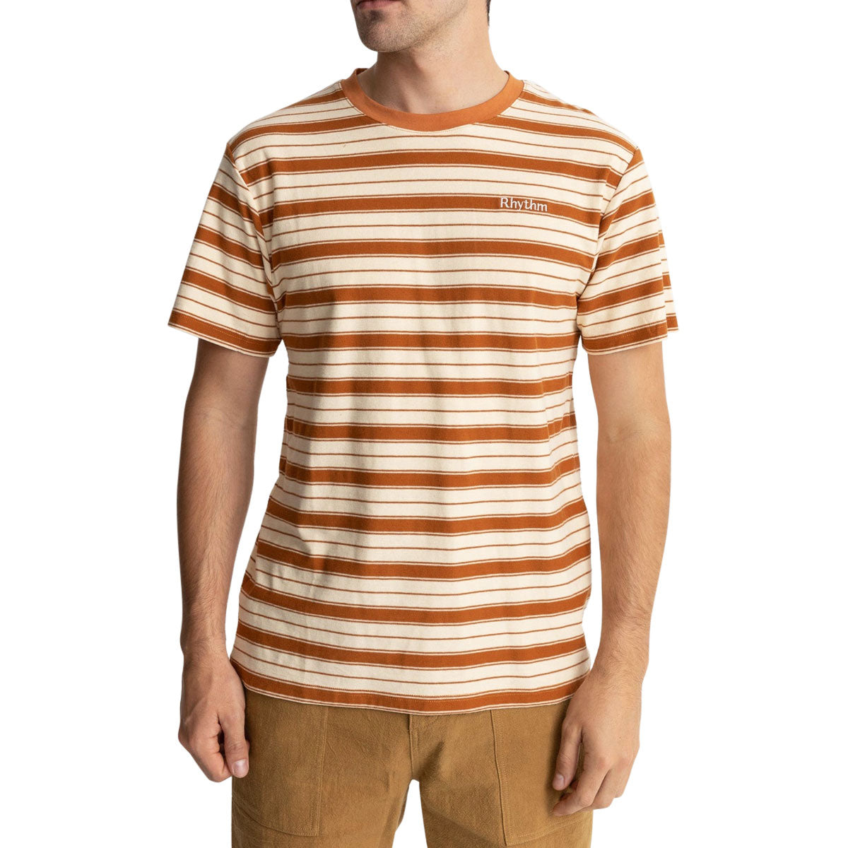 Rhythm Everyday Stripe T-Shirt - Cedar image 2