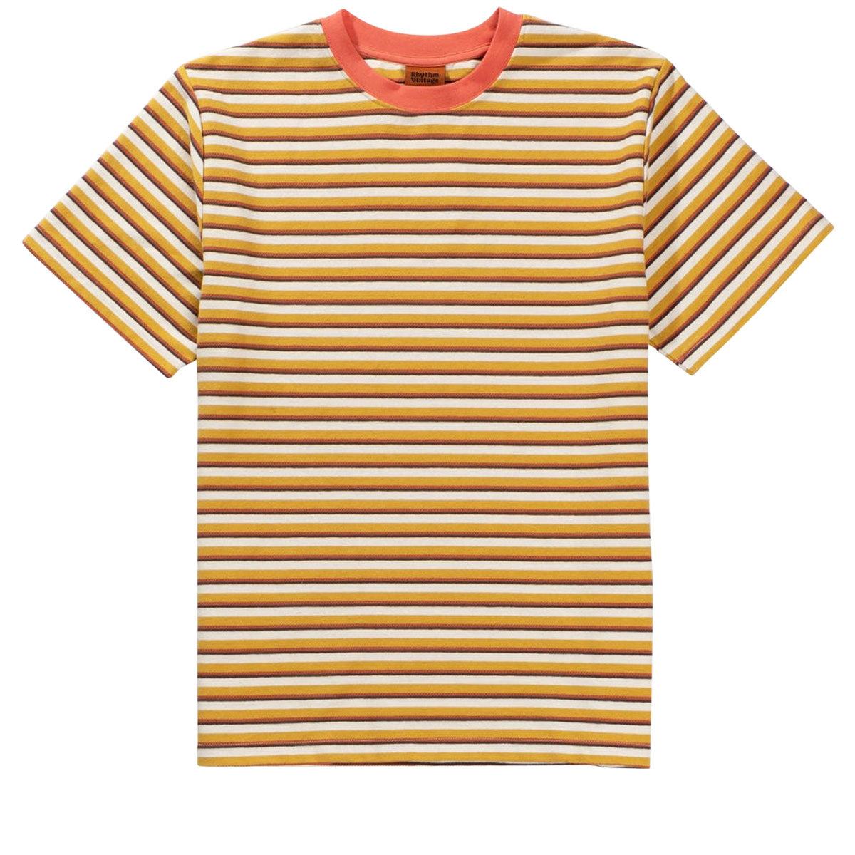 Rhythm Vintage Stripe T-Shirt - Mustard image 1