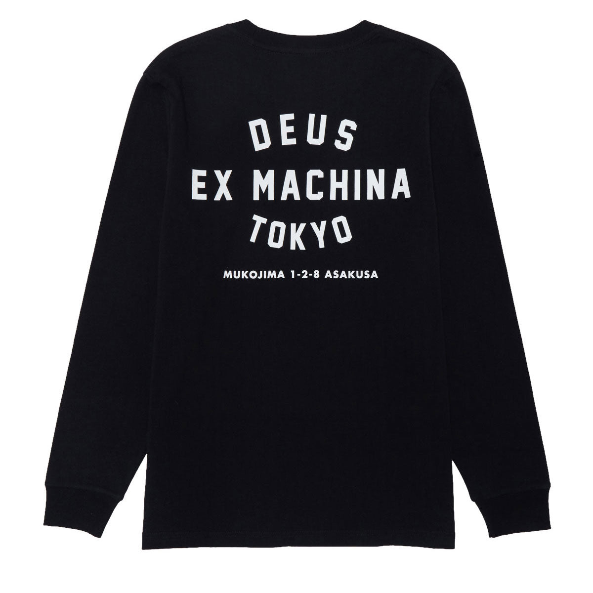 Deus Ex Machina Tokyo Long Sleeve T-Shirt - Black image 1
