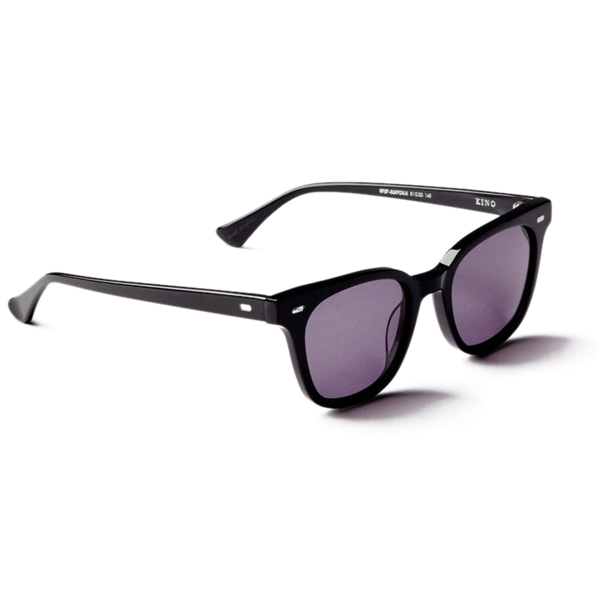 Epokhe Kino Sunglasses - Black Polished/Black