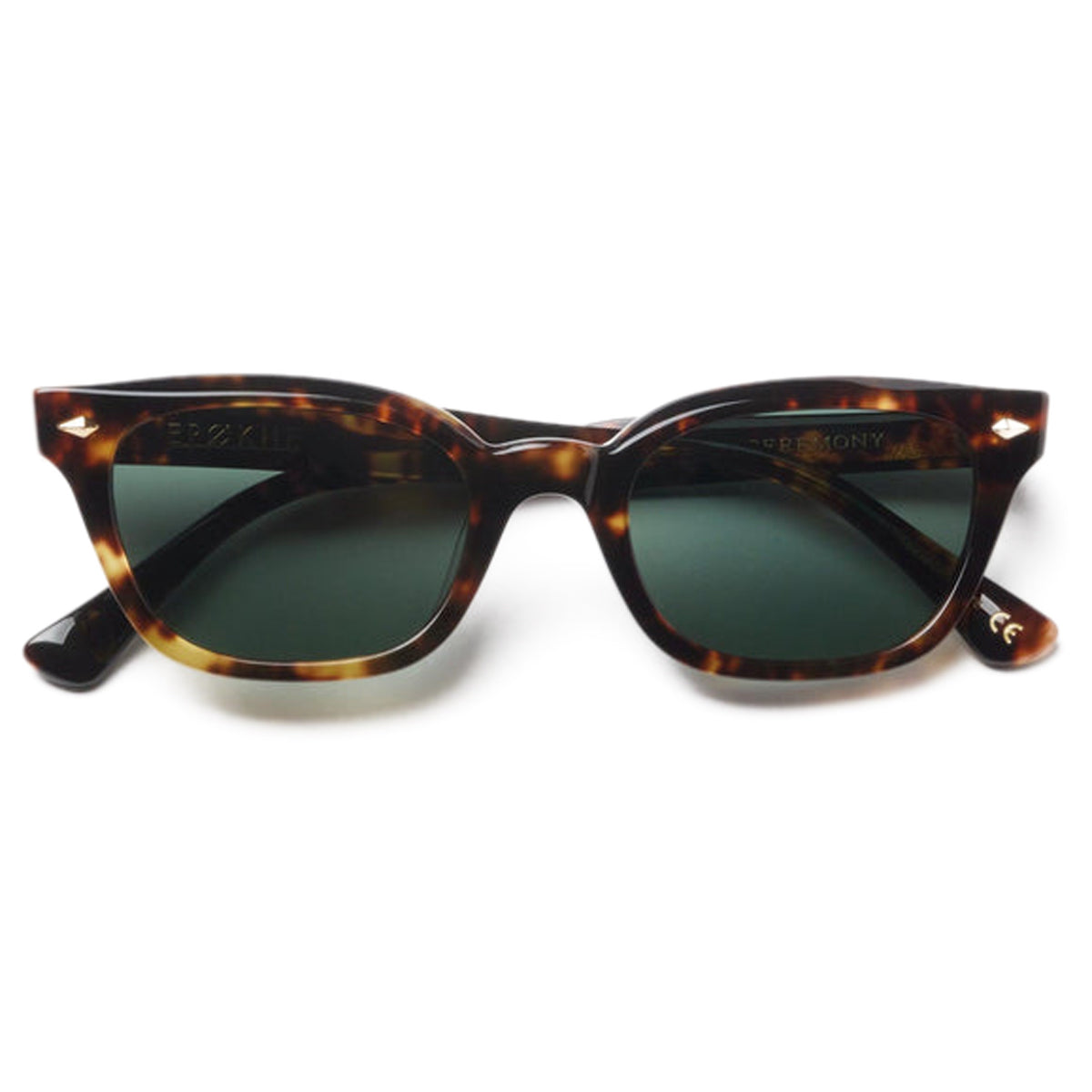 Epokhe Ceremony Sunglasses - Tortoise Polished/Green Polarised image 2