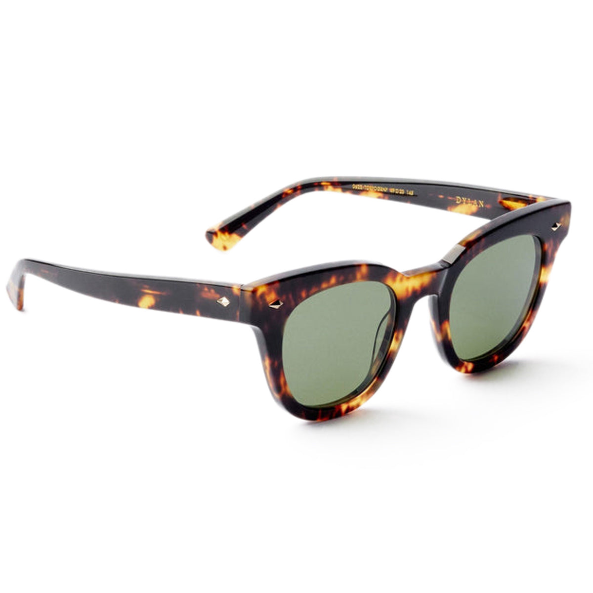 Epokhe Dylan Sunglasses - Tortoise Polished/Green Polarised image 1