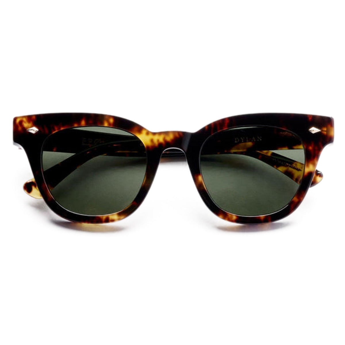 Epokhe Dylan Sunglasses - Tortoise Polished/Green Polarised image 2