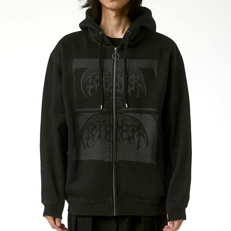 Former Complicrux Zip Up Hoodie - Worn Black
