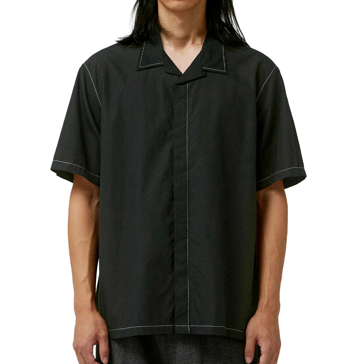 Former Marilyn Contrast Shirt - Black image 1