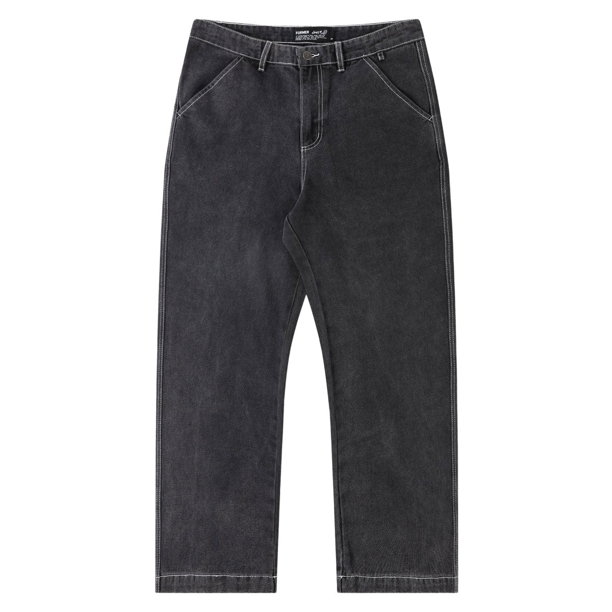 Former Reynolds Flatline Denim Jeans - Washed Black image 4