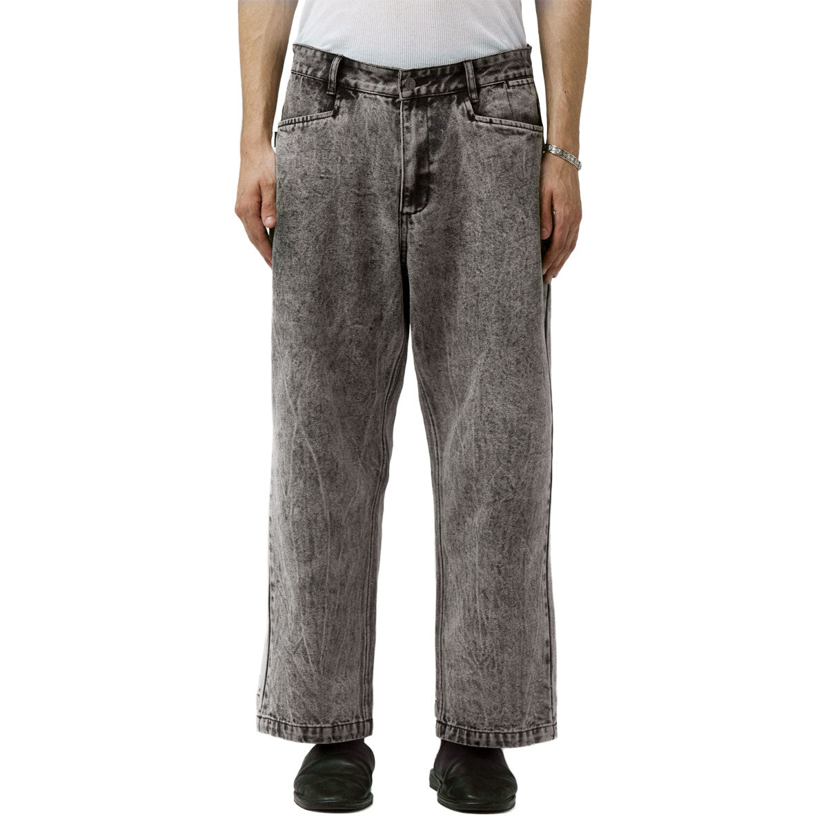 Former AG Acid Denim Jeans - Black image 1