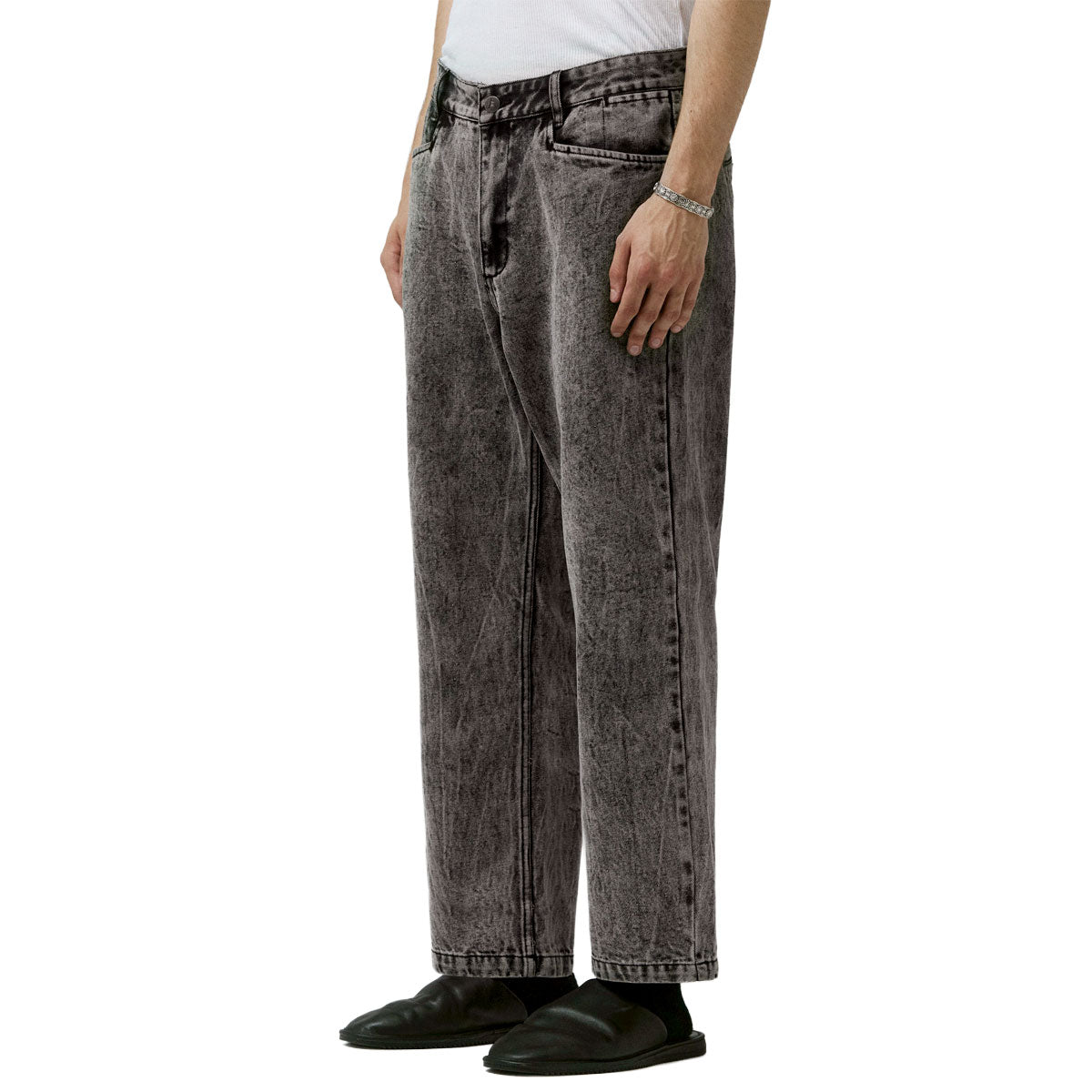 Former AG Acid Denim Jeans - Black image 3