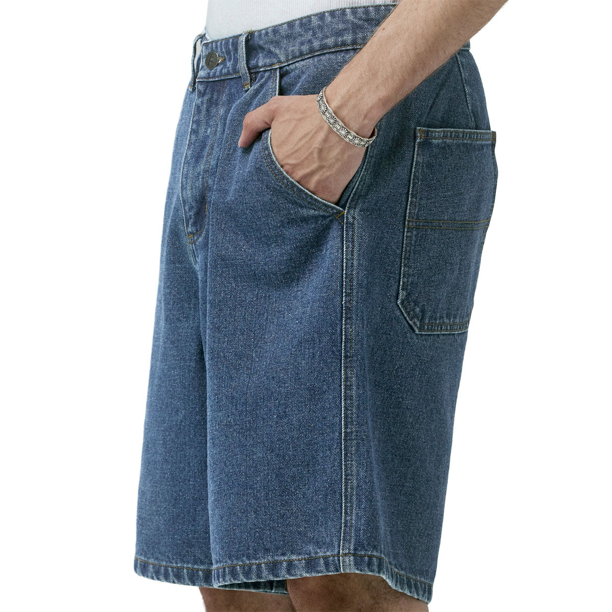 Former Reynolds Flatline Denim Shorts - Dark Blue image 4