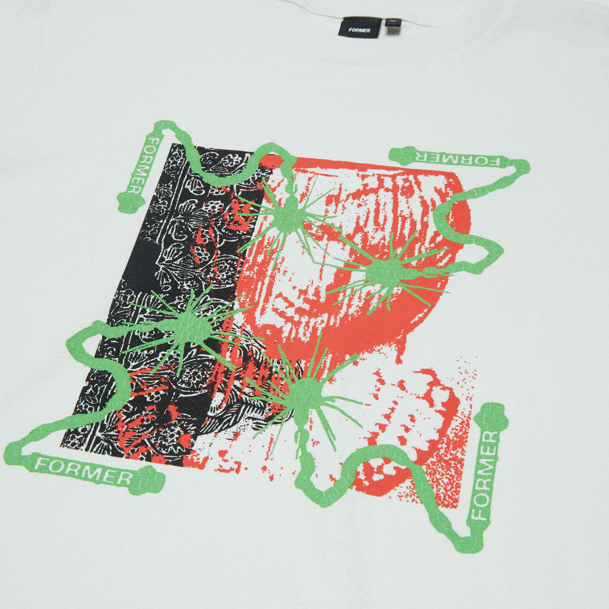 Former Chained Long Sleeve T-Shirt - Bone image 3