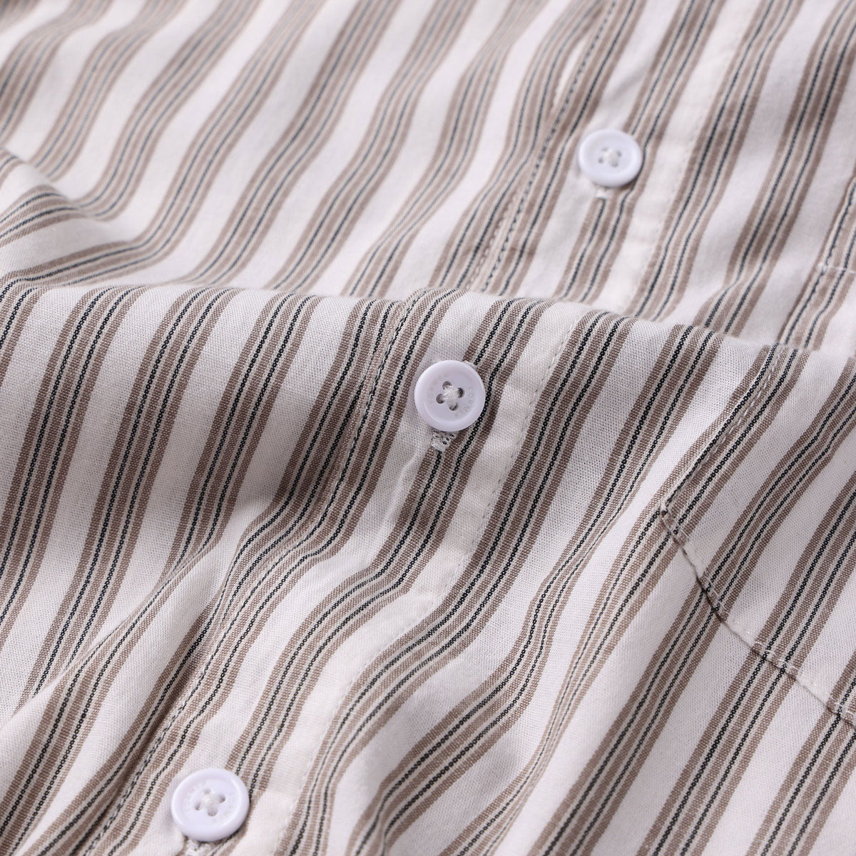 Former Reynolds Stripe Shirt - Choc image 4