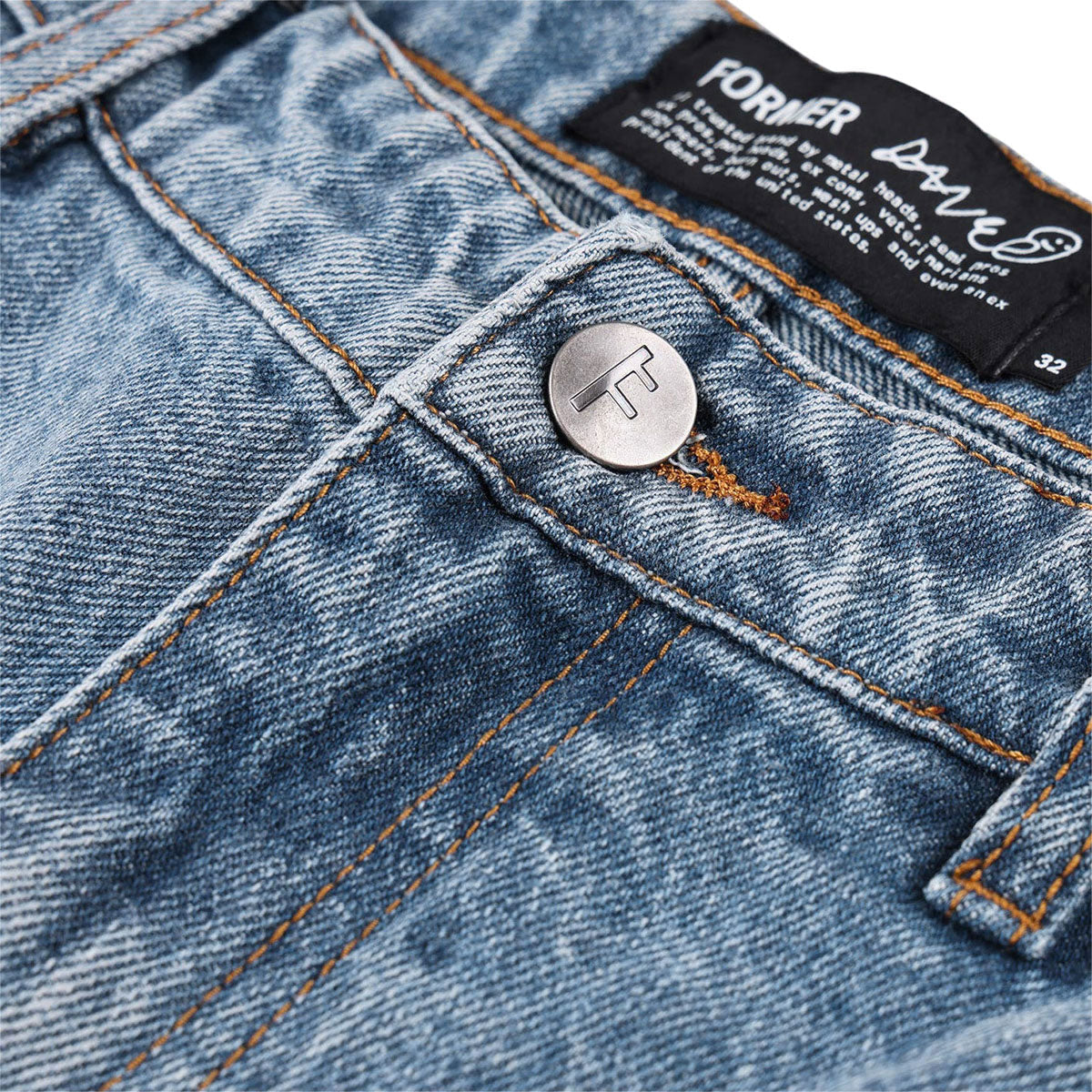 Former Reynolds 21 Denim Walk Shorts - Mid Blue image 4