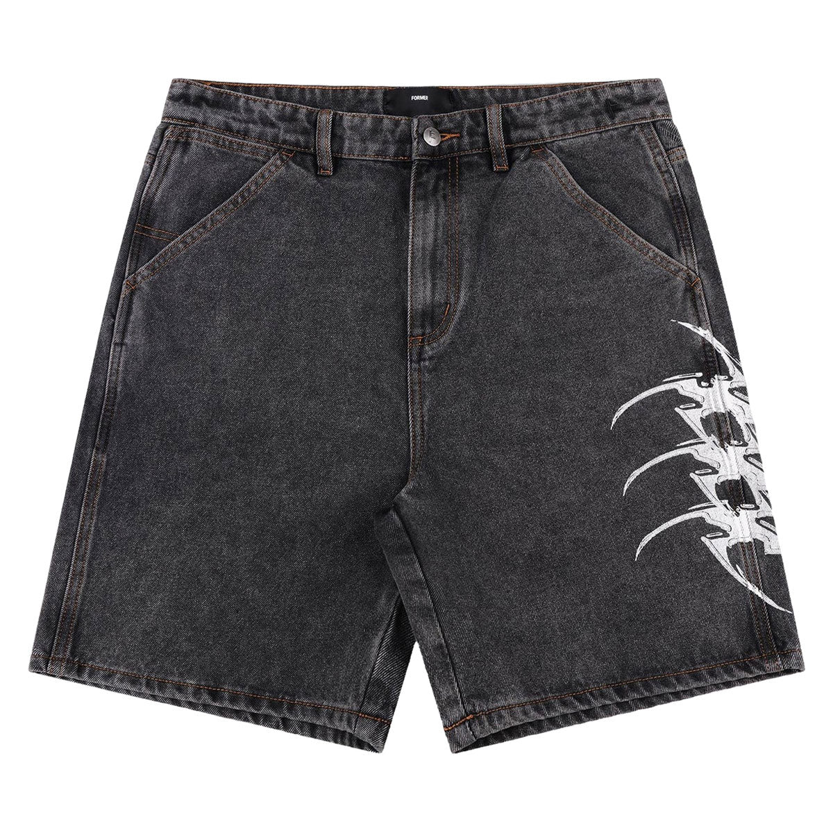Former Dion Denim Walk Shorts - Washed Black image 1