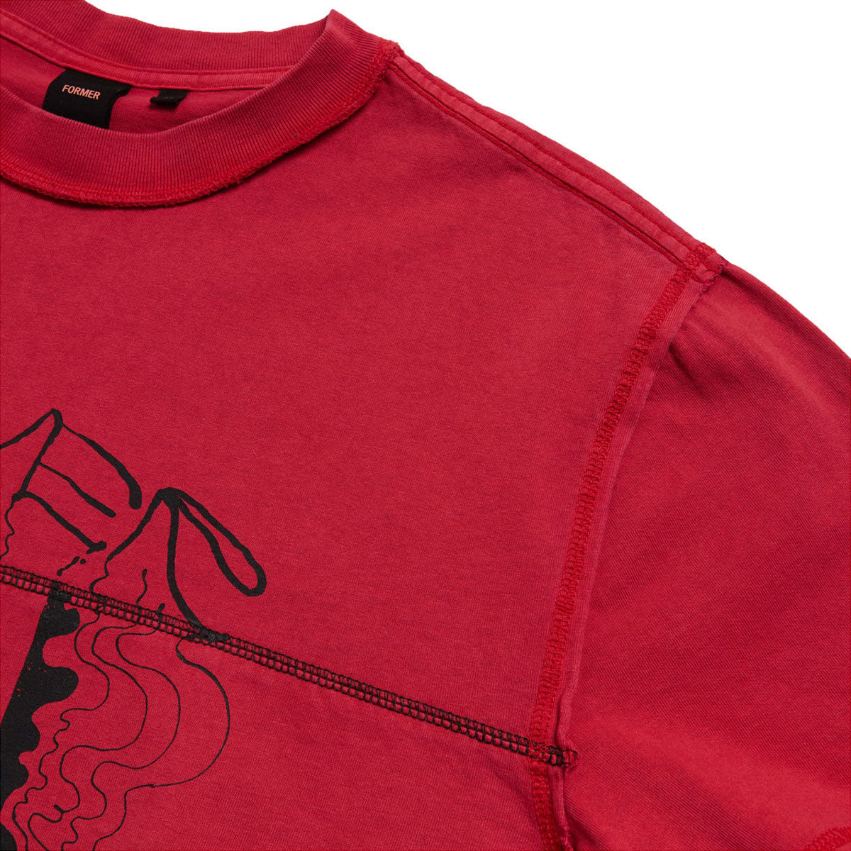 Former Oscillation T-Shirt - Washed Cherry image 3