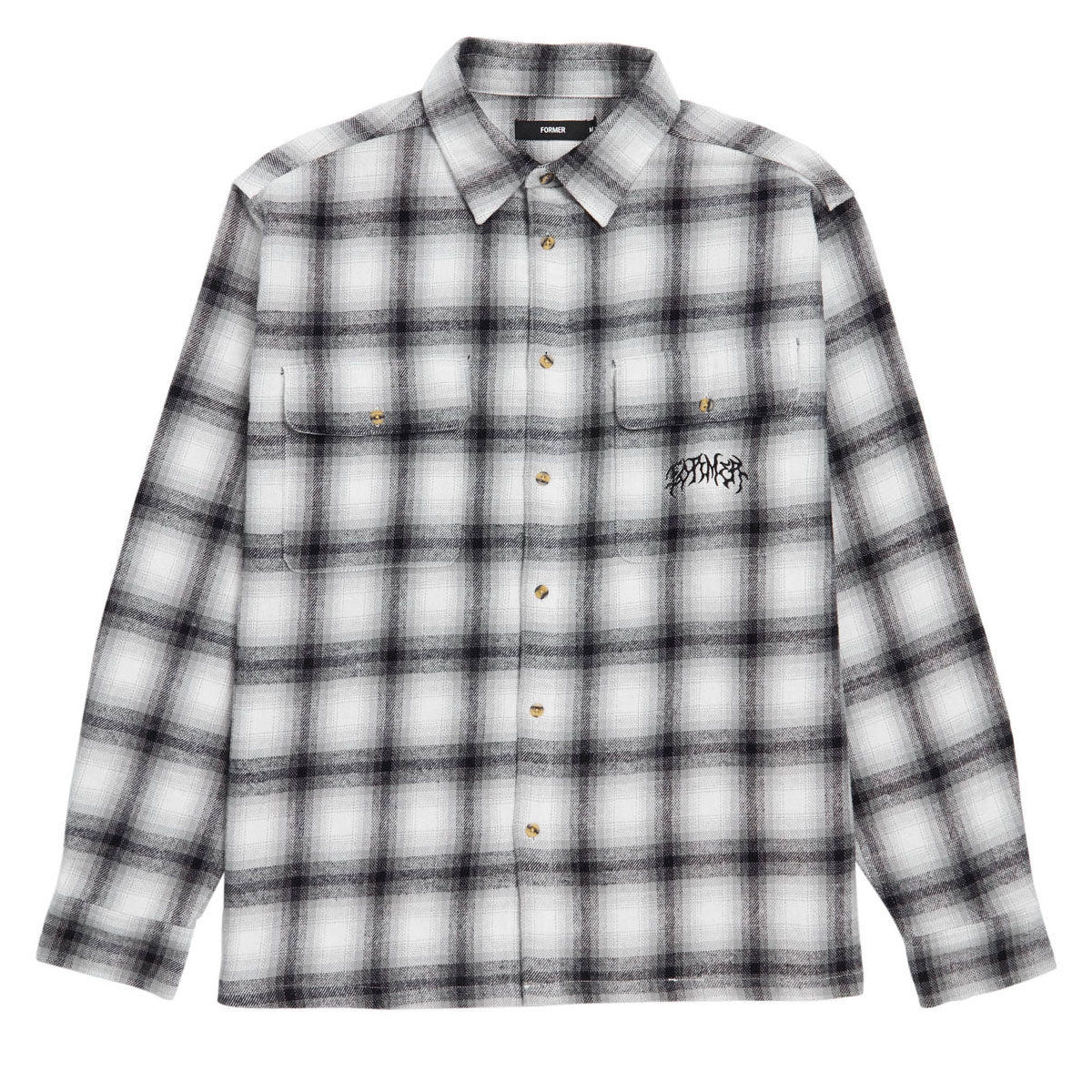 Former Vivian Flannel Long Sleeve Shirt - Grey image 1