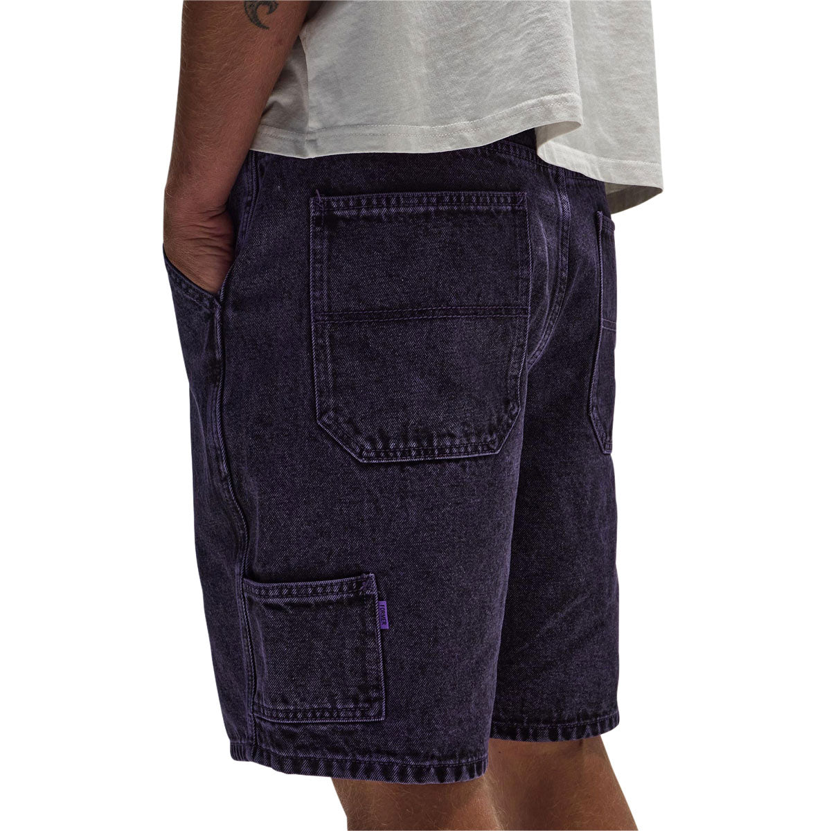 Former Distend Denim Walk Shorts - Washed Purple image 5