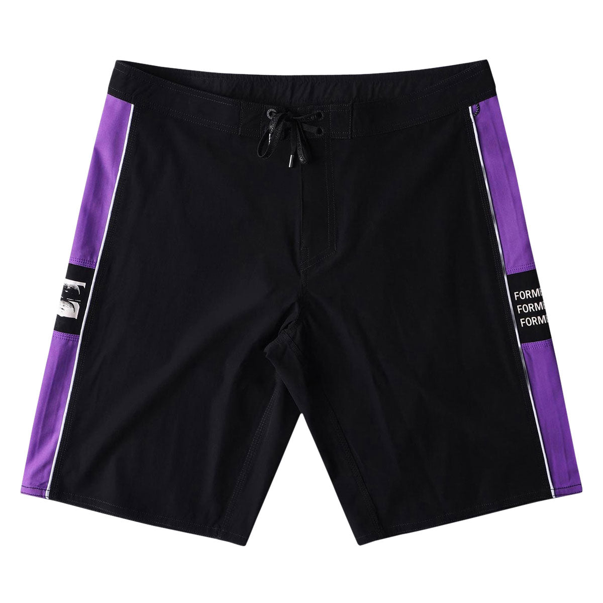 Former Team 20 Boardshorts - Black/Purple image 1