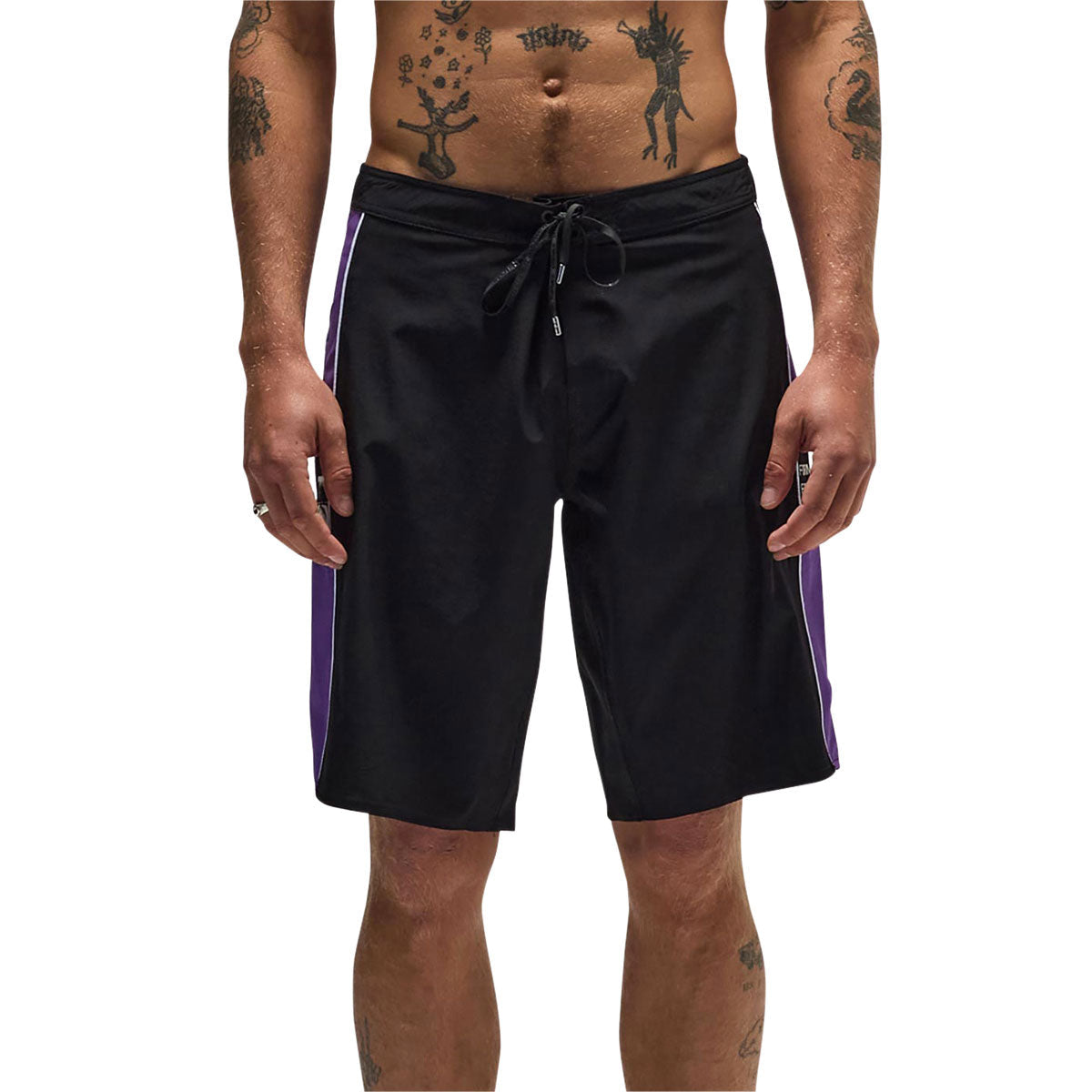 Former Team 20 Boardshorts - Black/Purple image 3