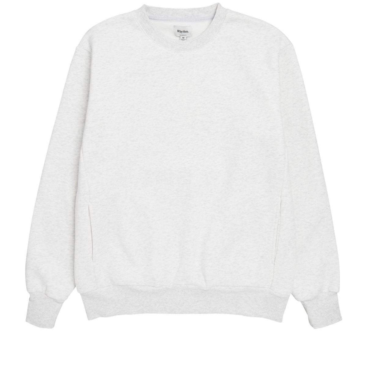 Rhythm Classic Fleece Crew Sweatshirt - Heathered Grey image 1
