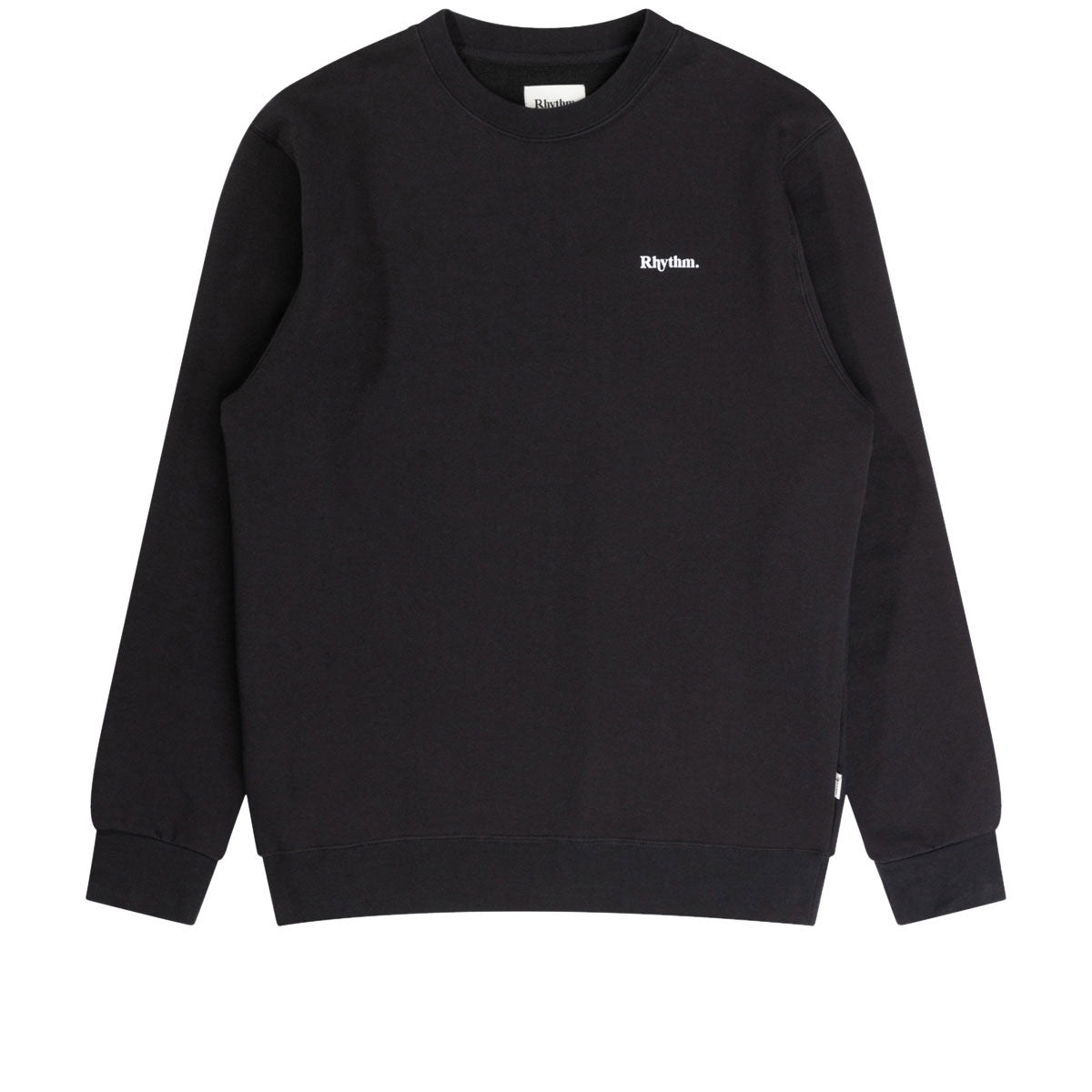 Rhythm Brand Fleece Crew Sweatshirt - Black image 1