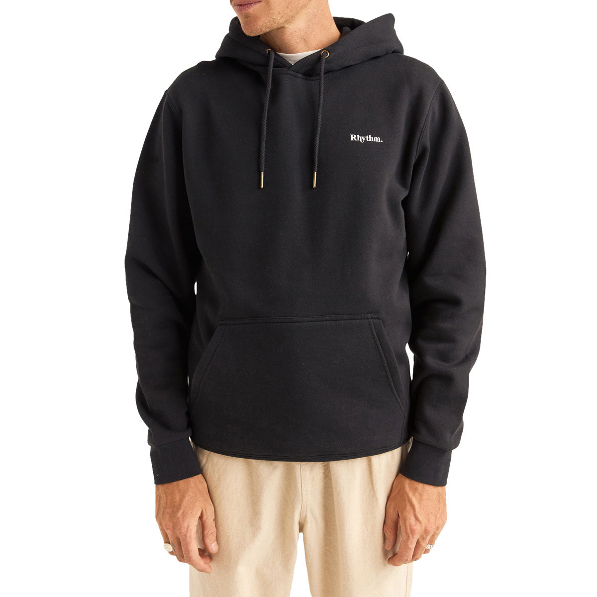 Rhythm Brand Fleece Hoodie - Black image 1