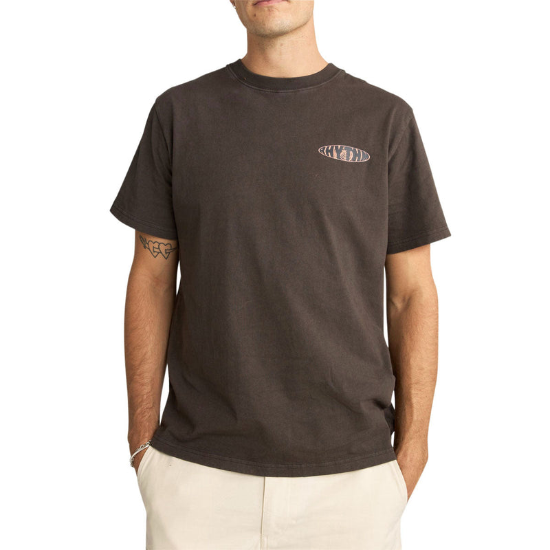 Rhythm Sound Printed Vintage T-Shirt - Black