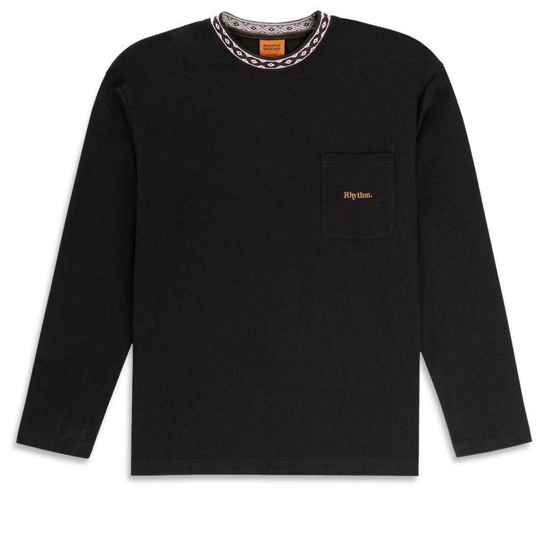 Rhythm Vintage Jac Long Sleeve T-Shirt - Black