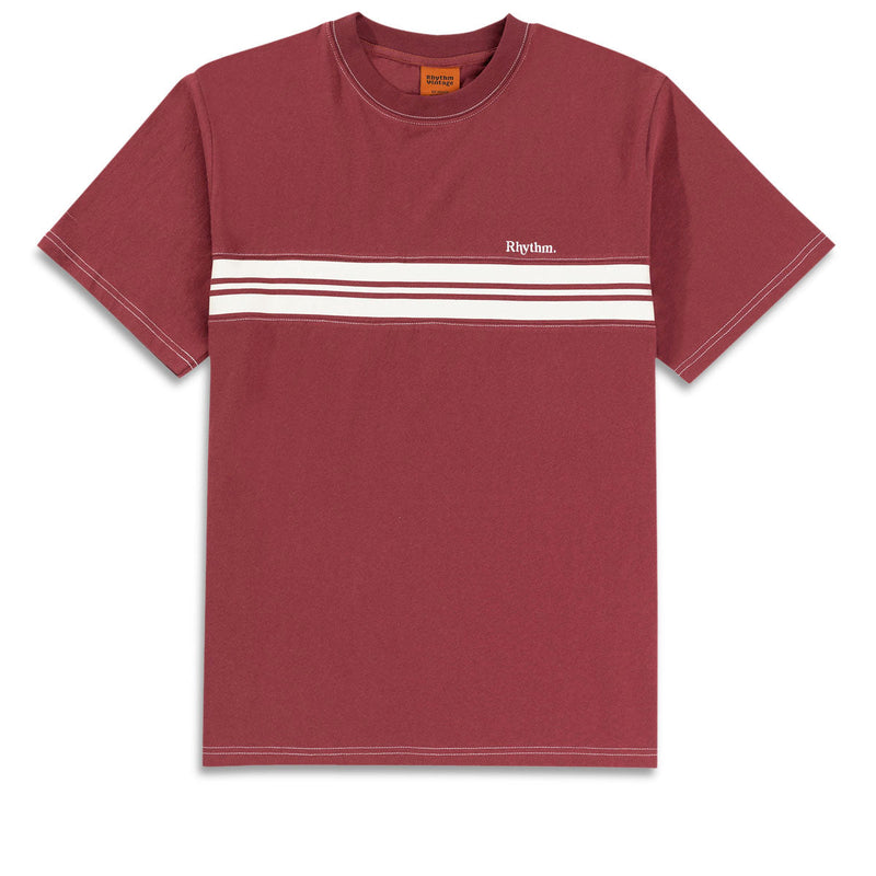 Rhythm Vintage Panel T-Shirt - Merlot