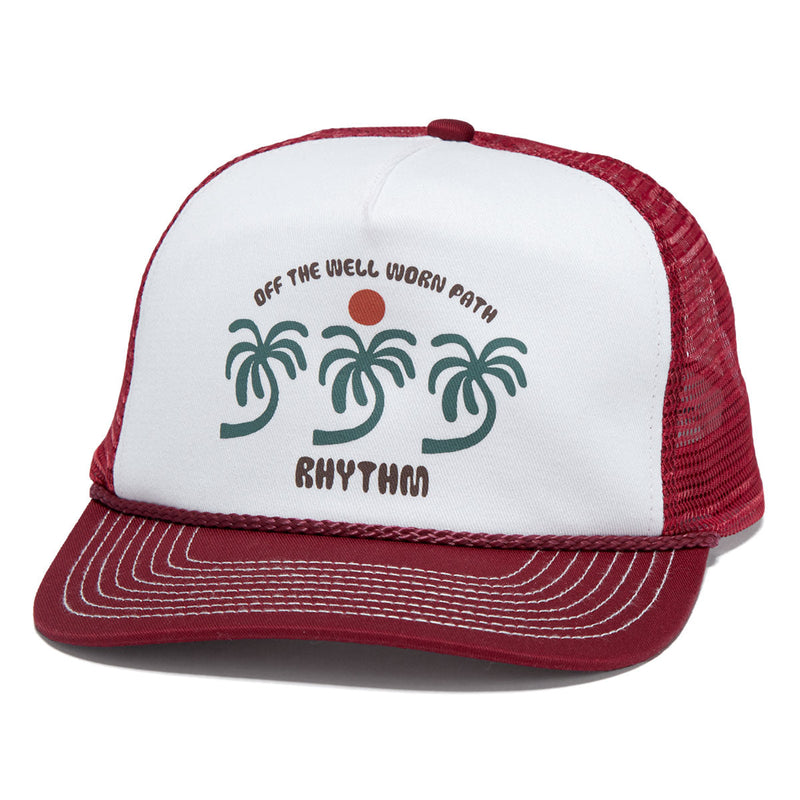 Rhythm Trees Trucker Hat - Merlot