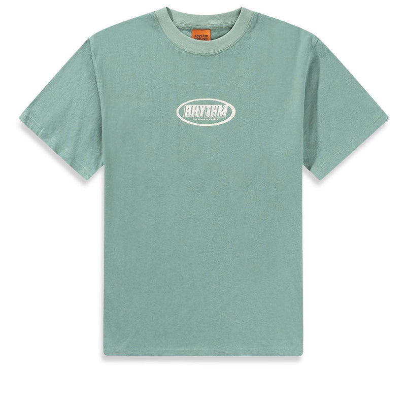 Rhythm Elliptic Printed Vintage T-Shirt - Vintage Green