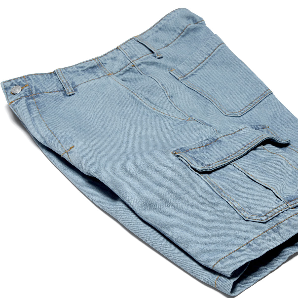 Rhythm Denim Cargo Shorts - Stone image 4