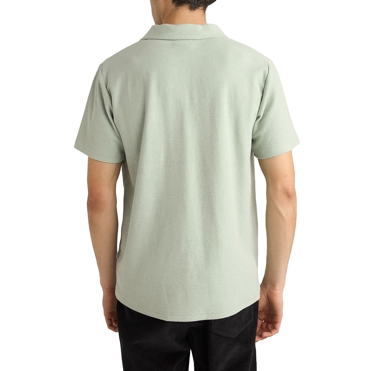 Rhythm Vintage Terry Polo Shirt - Seafoam image 3