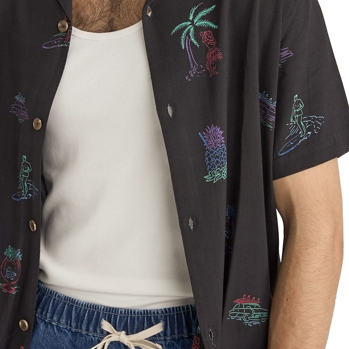 Rhythm Vibes Shirt - Black image 3