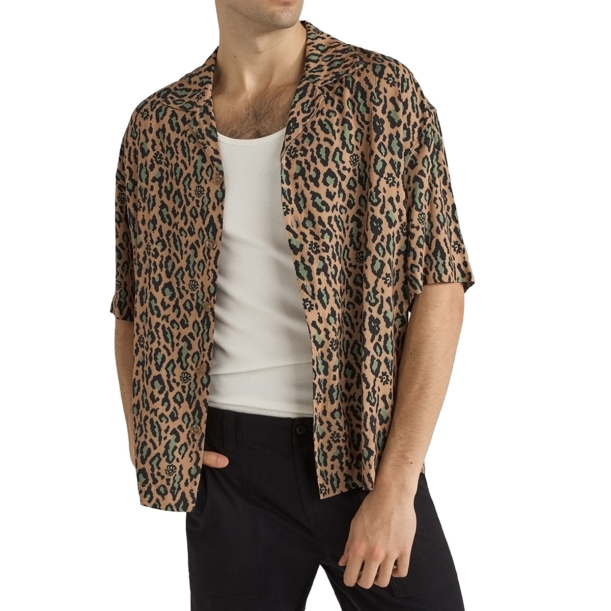 Rhythm Relaxed Leo Shirt - Mustard image 1