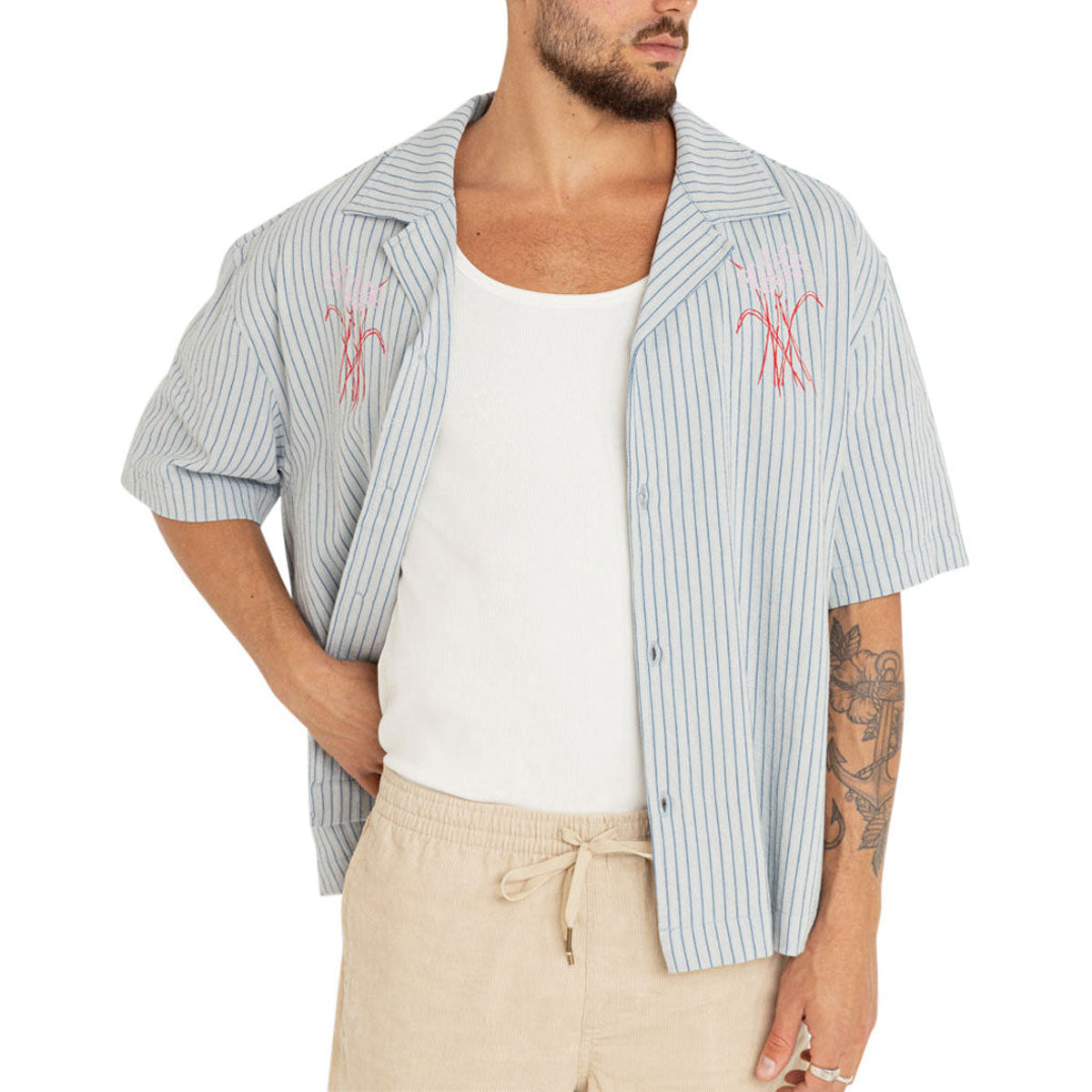 Rhythm Bouquet Shirt - Blue image 1