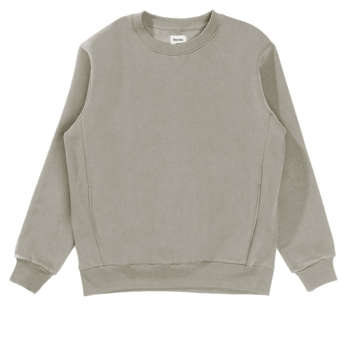 Rhythm Classic Fleece Crew Sweatshirt - Stone image 1