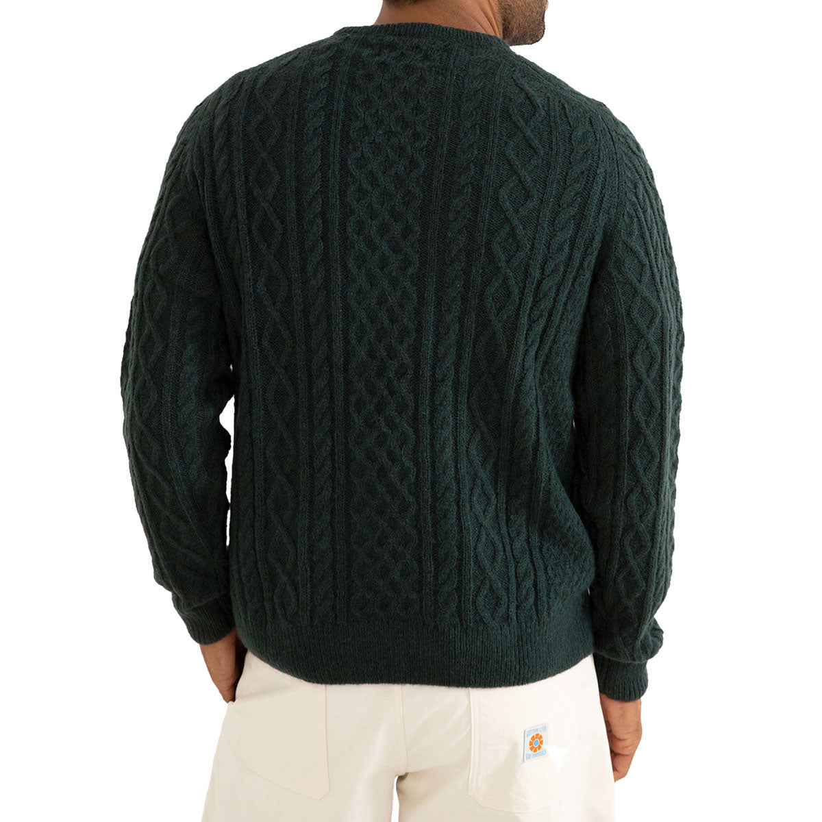 Rhythm Mohair Fishermans Knit Sweater - Pine image 3