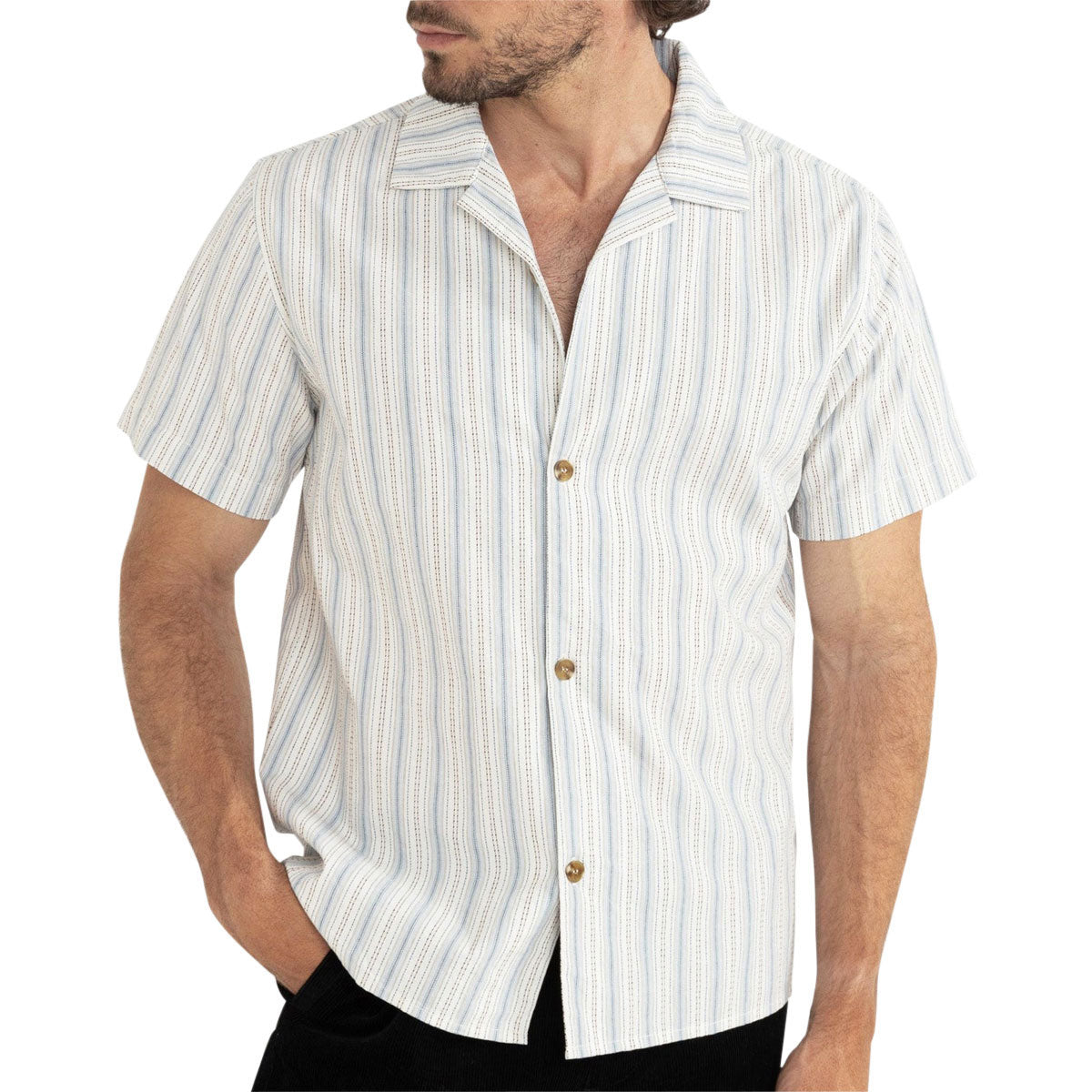 Rhythm Vacation Stripe Shirt - Natural 2025 image 1