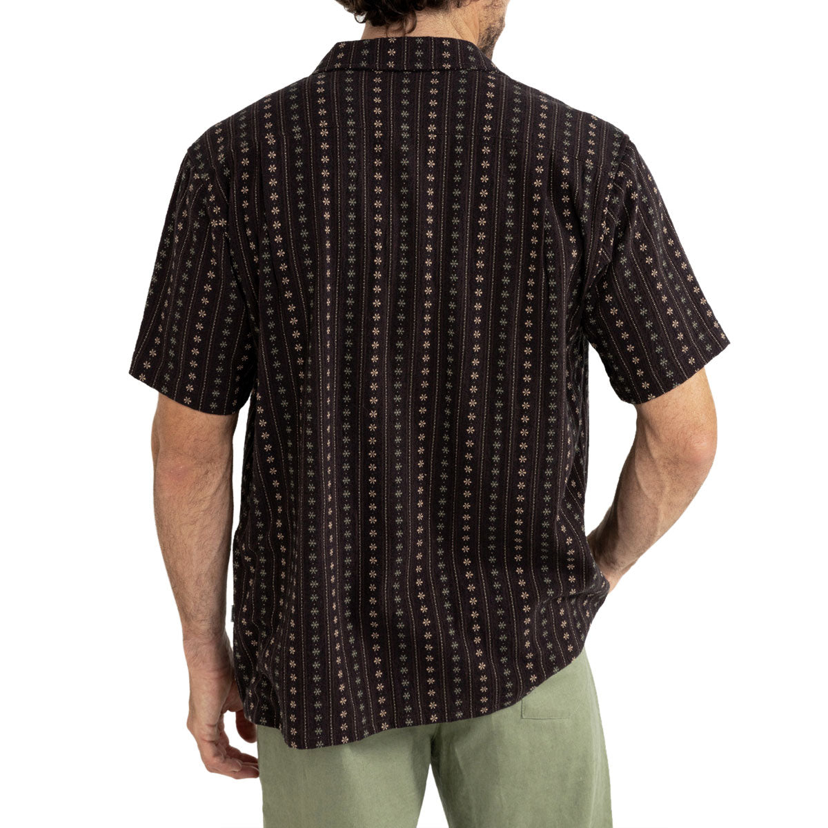 Rhythm Dakota Stripe Shirt - Chocolate image 2