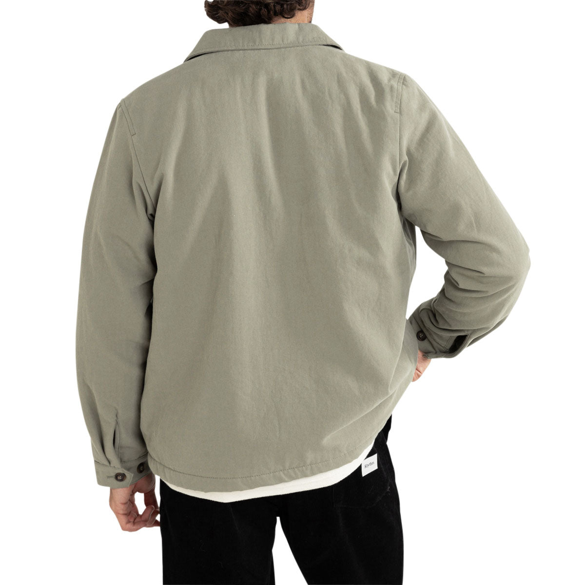 Rhythm Sherpa Lined Work Long Sleeve Shirt - Sage image 3