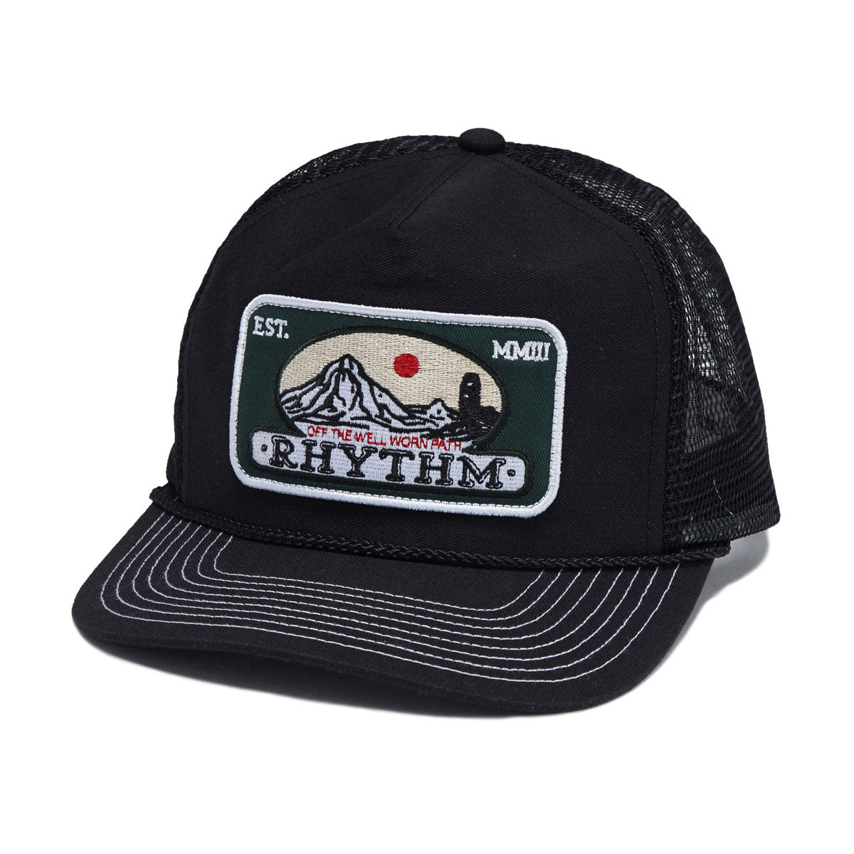 Rhythm Horizon Trucker Hat - Black image 1