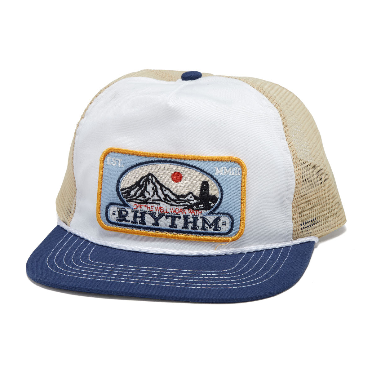 Rhythm Horizon Trucker Hat - Blue/Bone image 1