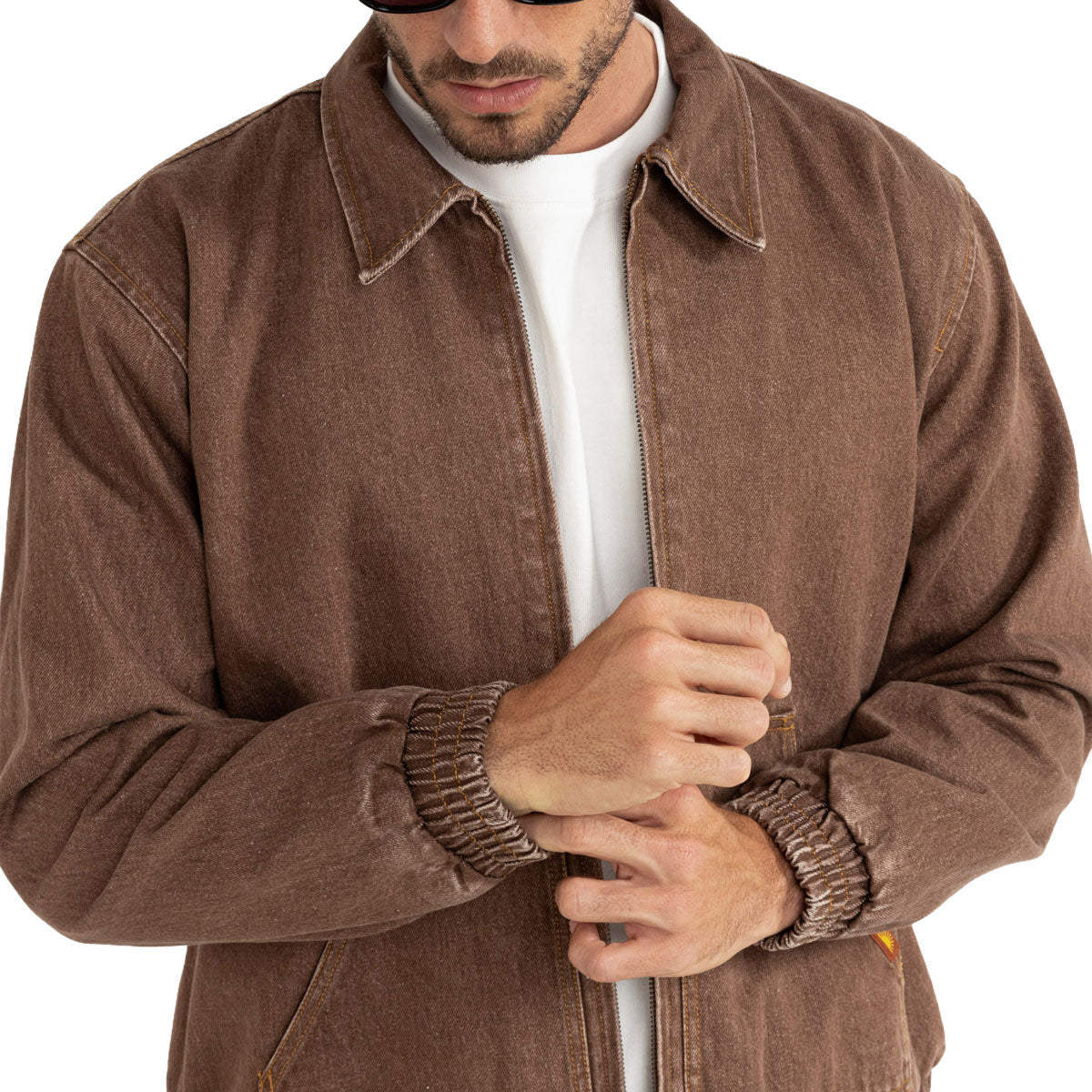 Rhythm Sundowner Denim Jacket - Tobacco image 3