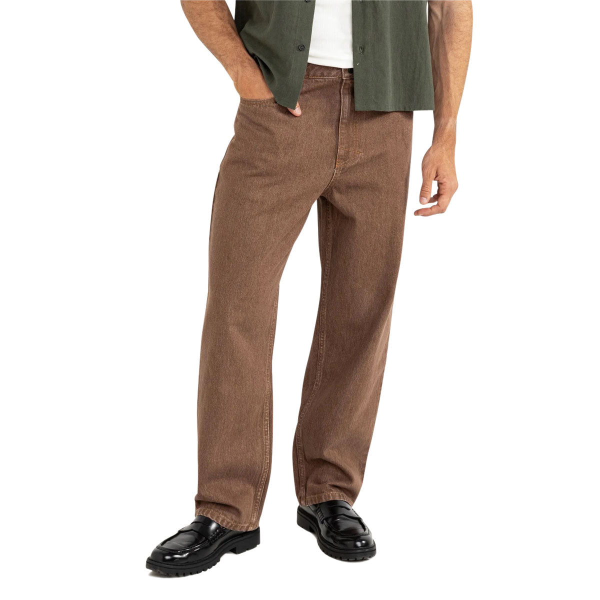 Rhythm Sundowner Denim Jeans - Tobacco image 3