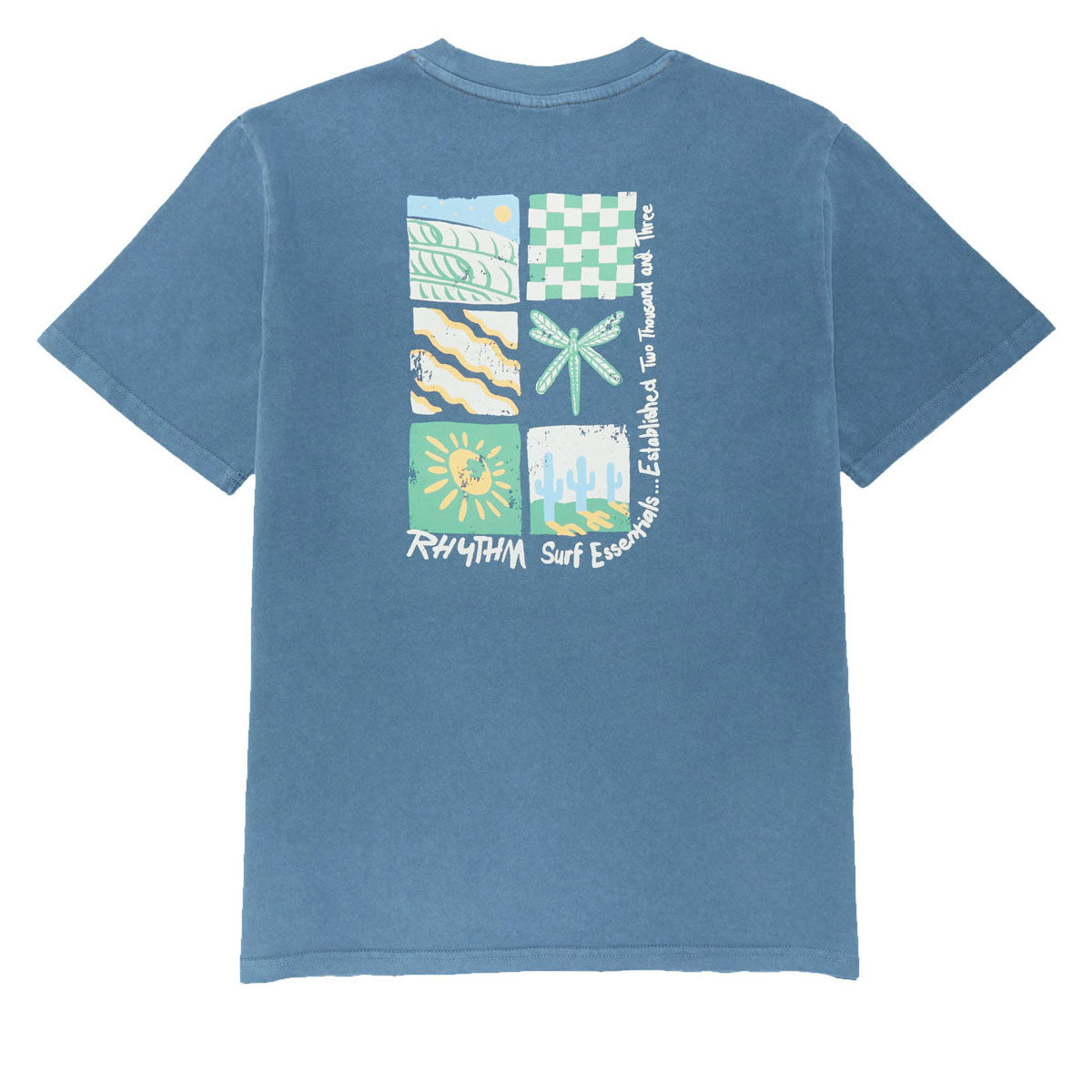 Rhythm Mementos Vintage T-Shirt - Bluestone image 2