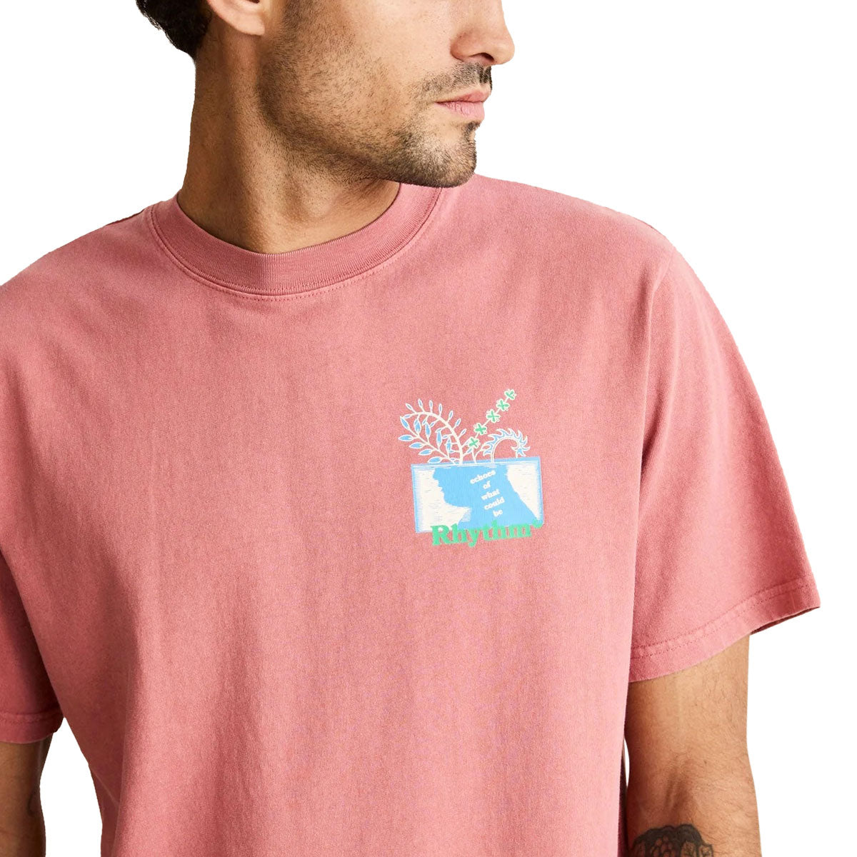Rhythm Echoes Vintage T-Shirt - Dusty Rose image 3