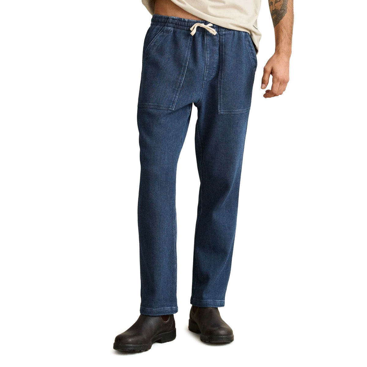 Rhythm Textured Wale Jam Pants - Washed Indigo image 2